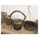 Decorative containers for flowers and plants