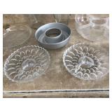 Transparent containers and dishes