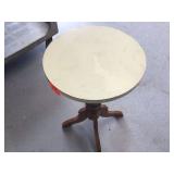 Small round table for plants
