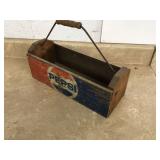 Vintage Pepsi crate turned into wooden tote