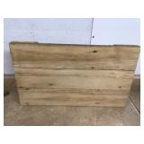TV tray made from barnwood