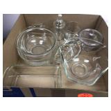 Antique 10 honeycomb glass vase