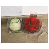 CRANBERRY GLASS - HOUSEHOLD MISC