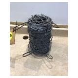 PARTIAL ROLL OF BARBED WIRE - TOOLS