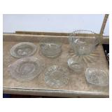 GLASS SERVING BOWLS AND TRAYS - GLASS