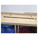 Vintage 8-foot wooden measuring stick