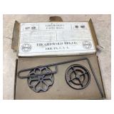 Vintage Griswold patty irons complete with original box