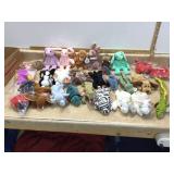 Collection of plush collectible toys