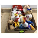 Variety of collectible stuffed toys