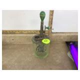 Retro hand mixer made with uranium glass often collectible