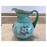 Fenton Art Glass Diamond Jubilee 75th Anniversary pitcher is a collectible glass