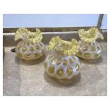 GOLD LAMP GLOBES - COLLECTIBLES