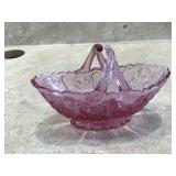 Colorful handcrafted glass dish with intricate designs