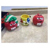 M M CANDY DISHES - COLLECTIBLES