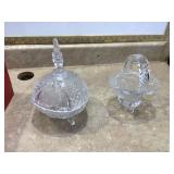 CUT GLASS DISHES - COLLECTIBLES