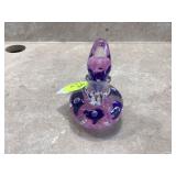 Vintage decorative glass bottle for perfume
