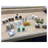 Variety of unique salt and pepper shakers