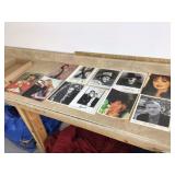 Autographed photos of country music artists