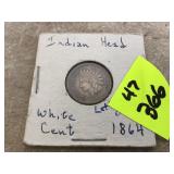 1864 INDIAN HEAD PENNY - COINS CURRENCY