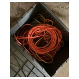 Several extension cords 
