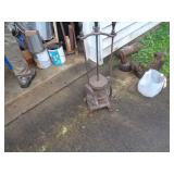 fireplace andirons 