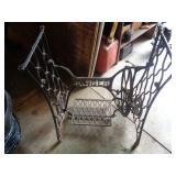 treddle sewing machine base 
