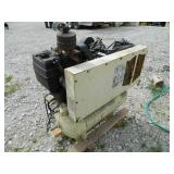 Gas powered air compressor