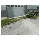 Horse drawn plow