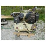 Gas powered air compressor
