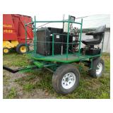 2017 Farm Boy 4 wheel power cart w/ 100hp JD diesel