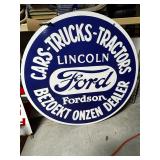 Enamel 36ï¿½ Ford sign 