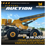 VIRTUAL CRANE & HEAVY TRANSPORT AUCTION - SEPTEMBER 16TH at 10 AM CT