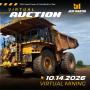 VIRTUAL MINING, HEAVY EQUIPMENT & SUPPORT EQUIPMENT AUCTION- OCTOBER 14TH AT 1PM CT