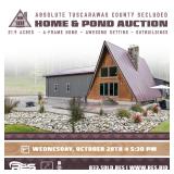 Absolute Tuscarawas County Secluded Home & Pond Auction