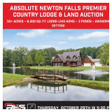 Absolute Newton Falls Premier Country Lodge & Land Auction