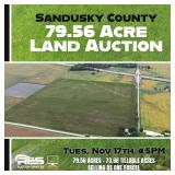 Sandusky County 79.56 Acre Land Auction