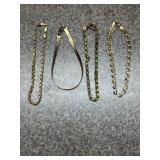14k gold bracelets
