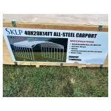  #102 • 20ft x 40ft x 14ft Steel Carport