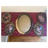 #132 • Decorative pictures with Oval picture frame