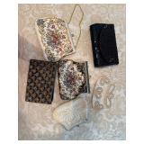#224 • 6 Vintage Clutches/Purses