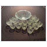 #504 • Punch Bowl with 18 Cups