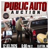 Midwest Public Auto Auction Dec 3rd 6PM ET