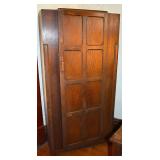Oak panel door wardrobe