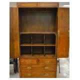 Henredon oak campaign armiore