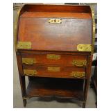 Arts & Crafts Oak drop front desk