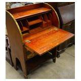 Arts & Crafts Oak drop front desk
