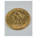 1882 Liberty Head $10 Golden Eagle, Philadelphia Mint