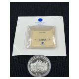 2000 Republic of Liberia Civil War $20 Silver Coin, American Mint
