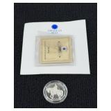 2000 Republic of Liberia Civil War $10 Silver Coin, American Mint