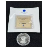 2000 Republic of Liberia Civil War, $20 Silver Coin, American Mint